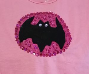 Kids Costumes to Hire - BatGirl 6-7 years - Pink top & leggings